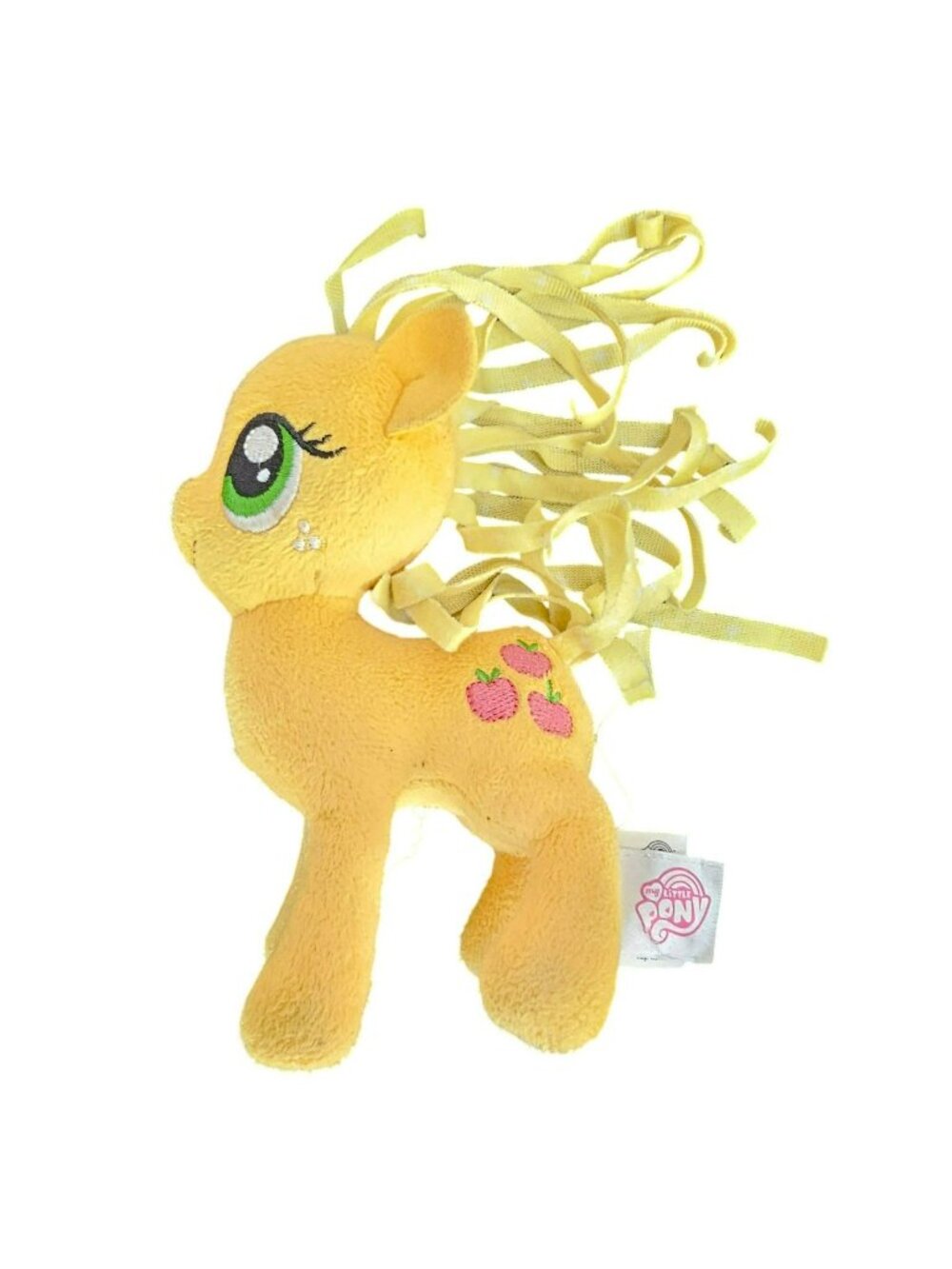 My Little Pony Applejack Plush Toy With Ribbon Mane 7" Hasbro‎ 2014